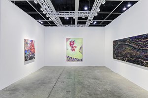 Mark Bradford, Maria Lassnig and Jack Whitten, <a href='/art-galleries/hauser-wirth/' target='_blank'>Hauser & Wirth</a>, Art Basel in Hong Kong (29–31 March 2019). Courtesy Ocula. Photo: Charles Roussel.